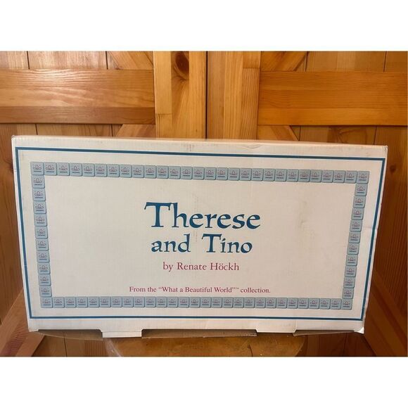 THERESE AND TINO DOLLS BY RENATE HOCKH FROM WHAT A BEAUTIFUL WORLD COLLECTION - Picture 1 of 6